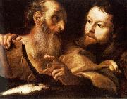 Gian Lorenzo Bernini Saint Andrew and Saint Thomas oil painting reproduction
